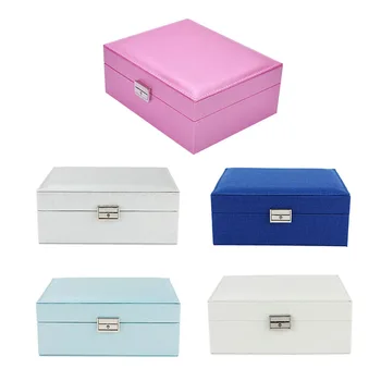 New 23*9*18.5Cm Double Layer Portable Jewelry Case Leather Jewelry Box Organizer Princess Dressing Birthday Gift
New 23*9*18.5Cm Double Layer Portable Jewelry Case Leather Jewelry Box Organizer Princess Dressing Birthday Gift