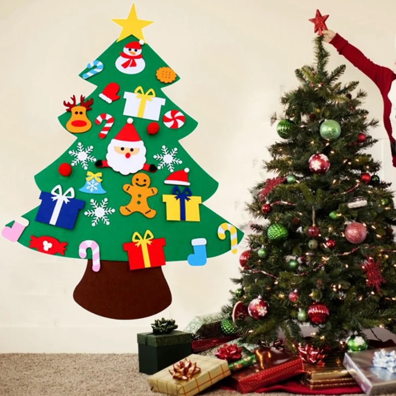 gifts kids toys artificial tree wall hanging ornaments christma