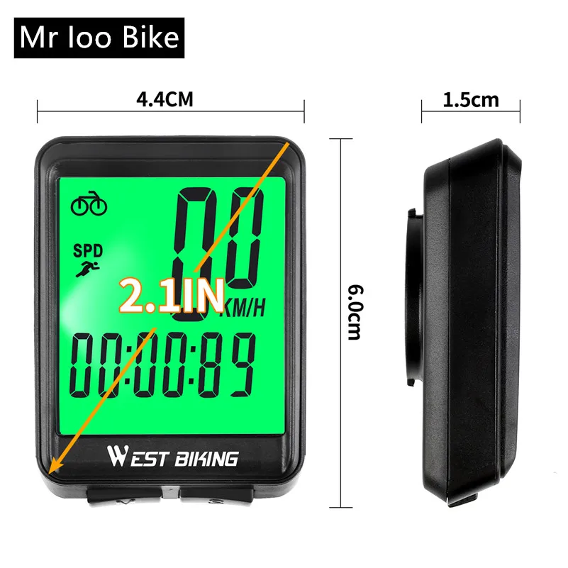 Dwaterproof Water Bike Computer with LCD Digital Wireless MTB Odometer Speedometer Cycling Riding Stopwatch Accessories
Dwaterproof Water Bike Computer with LCD Digital Wireless MTB Odometer Speedometer Cycling Riding Stopwatch Accessories