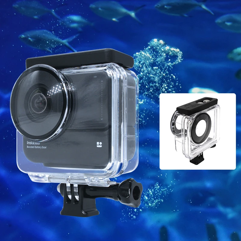 Diving Case Waterproof Housings Protective Cover Shell For Insta360 ONE R Boosted Battery Base 360 Panoramic Camera Accessories
Diving Case Waterproof Housings Protective Cover Shell For Insta360 ONE R Boosted Battery Base 360 Panoramic Camera Accessories