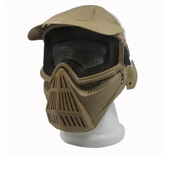 Outdoor Full Face Metal Mesh Protection Mask Paintball CS Game Adjustable Shootign Sport Protect Mask goggle
Outdoor Full Face Metal Mesh Protection Mask Paintball CS Game Adjustable Shootign Sport Protect Mask goggle