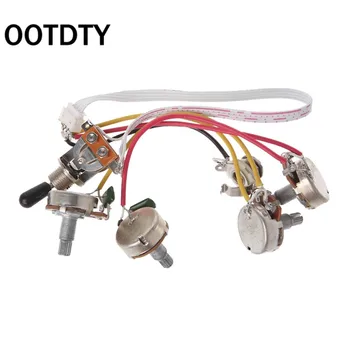 OOTDTY LP Electric Guitar Wiring Harness Kit 3 Way Toggle Switch 2 Volume 2 Tone Jack 
OOTDTY LP Electric Guitar Wiring Harness Kit 3 Way Toggle Switch 2 Volume 2 Tone Jack