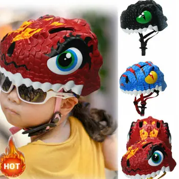 2020 Kids Girls Boys Cartoon Dinosaur Safety Cycling Helmet With Rear LED Light 3D Animals Helmet For Skating Scooter Bike Gifts
2020 Kids Girls Boys Cartoon Dinosaur Safety Cycling Helmet With Rear LED Light 3D Animals Helmet For Skating Scooter Bike Gifts
