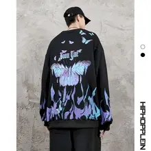 New Spring Autumn Harajuku Swetshirt Men's Tops Printed Fire Butterfly Pullovers Women BF Style Shirts Gothic Unisex Jumpers
New Spring Autumn Harajuku Swetshirt Men's Tops Printed Fire Butterfly Pullovers Women BF Style Shirts Gothic Unisex Jumpers