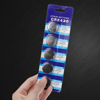 5PCS Button Battery CR2430 3V Electronic Lithium Coin Cell Batteries DL2430 BR2430 ECR2430 KL2430 EE6229 Watch Toy Headphone
5PCS Button Battery CR2430 3V Electronic Lithium Coin Cell Batteries DL2430 BR2430 ECR2430 KL2430 EE6229 Watch Toy Headphone
