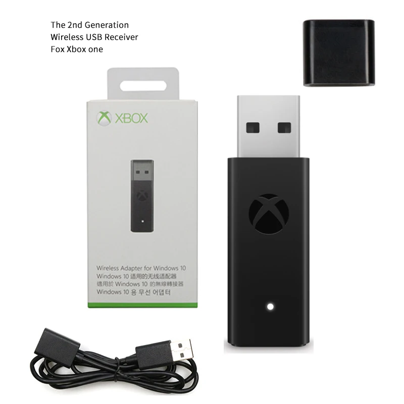 USB Receiver For Xbox One 2nd Generation Controller PC Xbox Wireless controller Adapter for Windows 10 controle xbox one x
USB Receiver For Xbox One 2nd Generation Controller PC Xbox Wireless controller Adapter for Windows 10 controle xbox one x