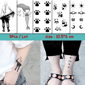 Temporary Tattoo Sticker panda sun moon mermaid letter ninja waterproof fake Tatto Water Transfer Art flash Tatoo girl woman kid
Temporary Tattoo Sticker panda sun moon mermaid letter ninja waterproof fake Tatto Water Transfer Art flash Tatoo girl woman kid