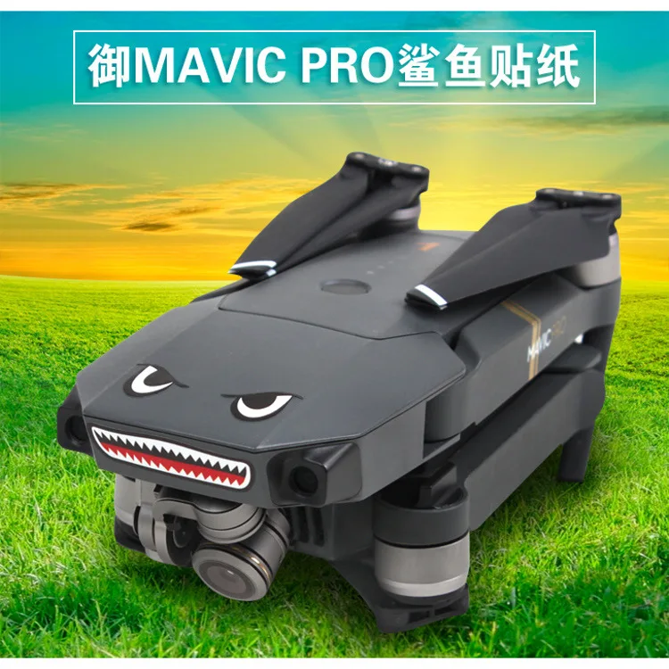 Dji yulai Mavic Pro/Air/YULAI 2/Xiao Unmanned Aerial Vehicle Shark Expression Body Stickers 3M Phone Sticker
Dji yulai Mavic Pro/Air/YULAI 2/Xiao Unmanned Aerial Vehicle Shark Expression Body Stickers 3M Phone Sticker