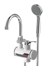 Electric Faucet 360° Rotatable Fast Heating Water Heater with Shower Head Temperature Display Tankless Tap for Kitchen Shower
Electric Faucet 360° Rotatable Fast Heating Water Heater with Shower Head Temperature Display Tankless Tap for Kitchen Shower