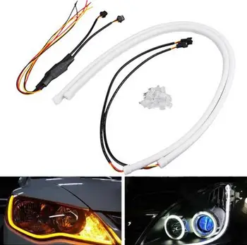 2PCS LED Strip Car Running Light Angel Eyes LED Tube Strip Daytime Running Lights Flexible LED Car Accessories
2PCS LED Strip Car Running Light Angel Eyes LED Tube Strip Daytime Running Lights Flexible LED Car Accessories