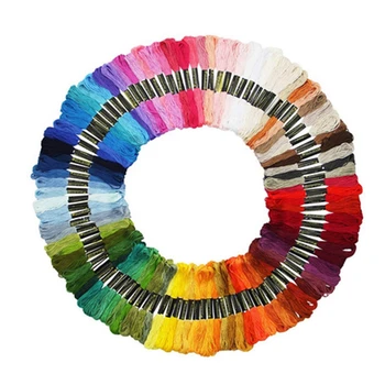 Random Color Floss 100 Per Pack with Cotton for Cross Stitch Threads Bracelet Yarn Craft Floss Embroidery Floss Set
Random Color Floss 100 Per Pack with Cotton for Cross Stitch Threads Bracelet Yarn Craft Floss Embroidery Floss Set