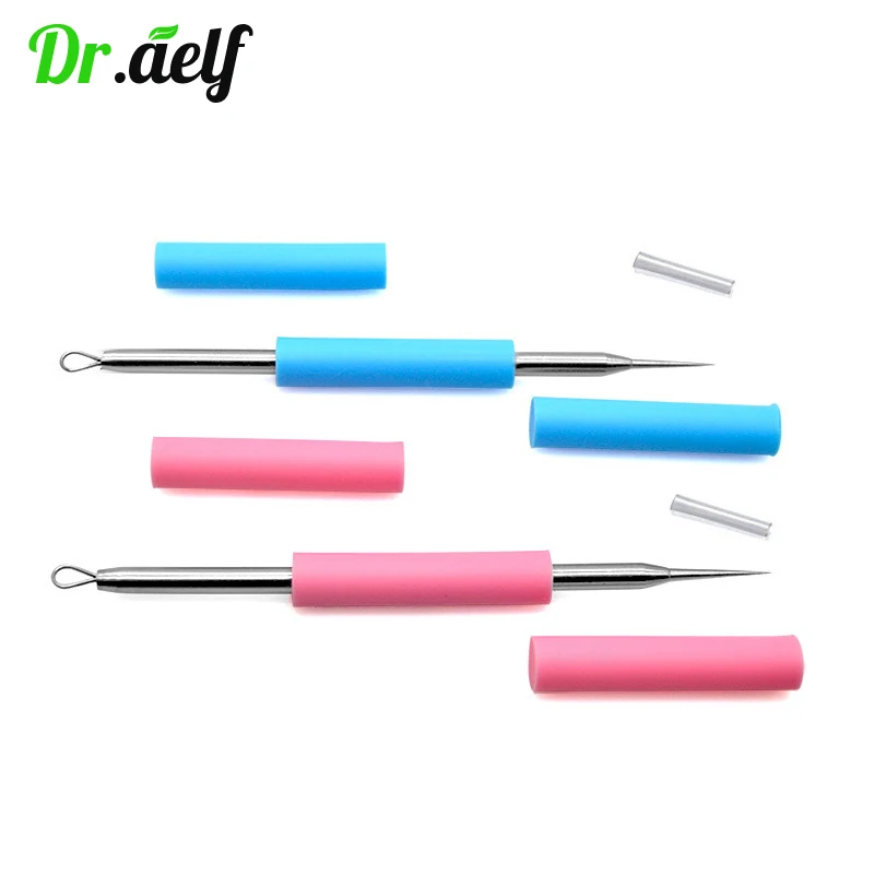 1PC Stainless Steel Facial Acne Blackhead Remover Needles Nose Dot Pimple Blemish Clip Extractor Comedone Removal Face Skin Tool
1PC Stainless Steel Facial Acne Blackhead Remover Needles Nose Dot Pimple Blemish Clip Extractor Comedone Removal Face Skin Tool