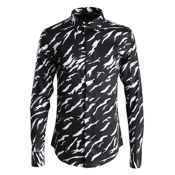 New 100% Cotton Men Shirt Luxury Camouflage Printing Long Sleeve Mens Shirts Fashion Slim Fit Casual Man Shirts Plus Size 4XL
New 100% Cotton Men Shirt Luxury Camouflage Printing Long Sleeve Mens Shirts Fashion Slim Fit Casual Man Shirts Plus Size 4XL