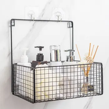 Kitchen Bathroom Toiletries Organizer Grid Hanging Basket Iron Wall Mounted Decoration Innovative Flower Pot Shelf
Kitchen Bathroom Toiletries Organizer Grid Hanging Basket Iron Wall Mounted Decoration Innovative Flower Pot Shelf