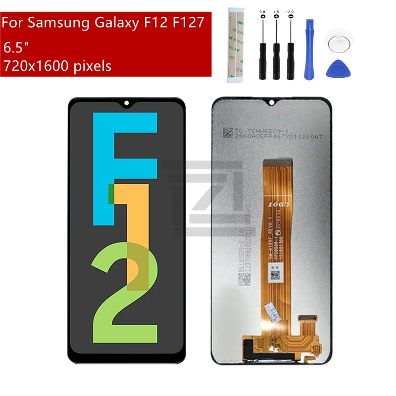 ЖК-дисплей для Samsung Galaxy F12 с сенсорным экраном и дигитайзером в сборе, запасные части для Samsung F127, ЖК-дисплей 6,5 дюйма
ЖК-дисплей для Samsung Galaxy F12 с сенсорным экраном и дигитайзером в сборе, запасные части для Samsung F127, ЖК-дисплей 6,5 дюйма