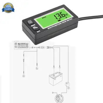 Tachometer Functional Digital Inductive Gasoline Engine Hour Meter Voltmeter with Clock 2 & 4 Stroke Tachometer Maintenance
Tachometer Functional Digital Inductive Gasoline Engine Hour Meter Voltmeter with Clock 2 & 4 Stroke Tachometer Maintenance