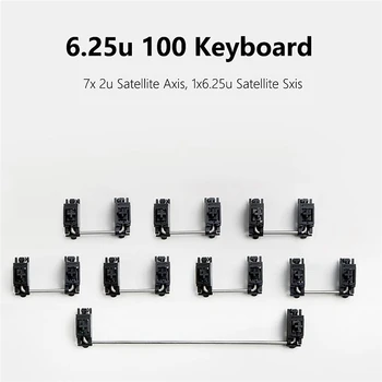 7u 6.25u 2u Stabilizers Clear Satellite Axis Plate Kit For Cherry Mechanical Keyboard Keycap Accessories
7u 6.25u 2u Stabilizers Clear Satellite Axis Plate Kit For Cherry Mechanical Keyboard Keycap Accessories