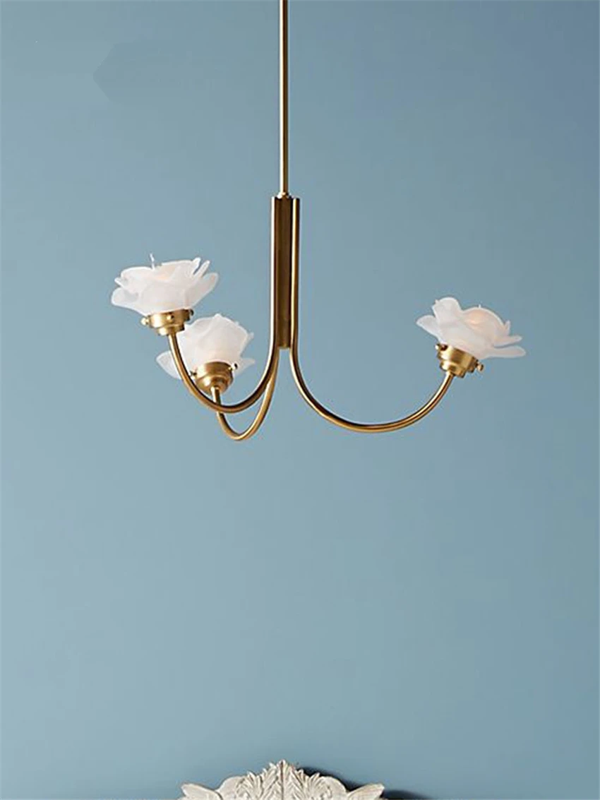 American all copper retro flower glass chandeliers lights bedroom living room kitchen idyllic children hanging lamps lighting
American all copper retro flower glass chandeliers lights bedroom living room kitchen idyllic children hanging lamps lighting