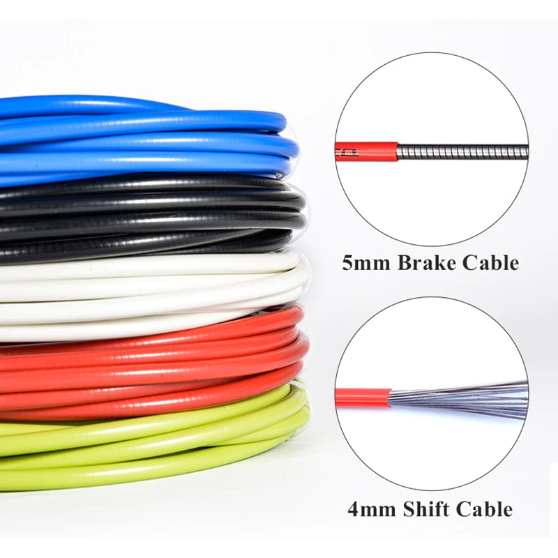3m Bike Brake Housing/Shift Housing Bicycle Brake Cable Tube 4mm/5mm MTB Road Bike Shifter Brake cable Line Pipe
3m Bike Brake Housing/Shift Housing Bicycle Brake Cable Tube 4mm/5mm MTB Road Bike Shifter Brake cable Line Pipe