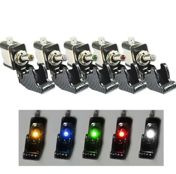1pcs 12V 20A SPST Toggle Rocker Switch LED Switch With Protective Cover Car Auto Cover LED Light Toggle Switch On/Off Carbon cap
1pcs 12V 20A SPST Toggle Rocker Switch LED Switch With Protective Cover Car Auto Cover LED Light Toggle Switch On/Off Carbon cap