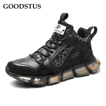 GOODSTUS Men Pu Sneaker Breathable Thick Sole Comfortable Height Increase Solid New Fashion Lace-Up Couple Casual Shoe Running
GOODSTUS Men Pu Sneaker Breathable Thick Sole Comfortable Height Increase Solid New Fashion Lace-Up Couple Casual Shoe Running
