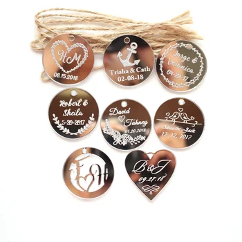 50pcs Personalized Engraved Anniversary Wine Charm Baptism Tags Birthday Gift Wedding Round Tags Baby Shower Decoration Favors 
50pcs Personalized Engraved Anniversary Wine Charm Baptism Tags Birthday Gift Wedding Round Tags Baby Shower Decoration Favors