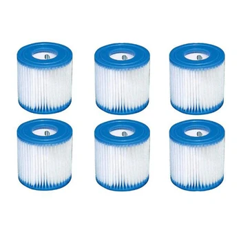 6 Pcs Swimming Pool Filter 300 Gallon Filter Cartridge,Swimming Pool Pump Filter Cartridge HS-630,for Pool Filter Pump
6 Pcs Swimming Pool Filter 300 Gallon Filter Cartridge,Swimming Pool Pump Filter Cartridge HS-630,for Pool Filter Pump
