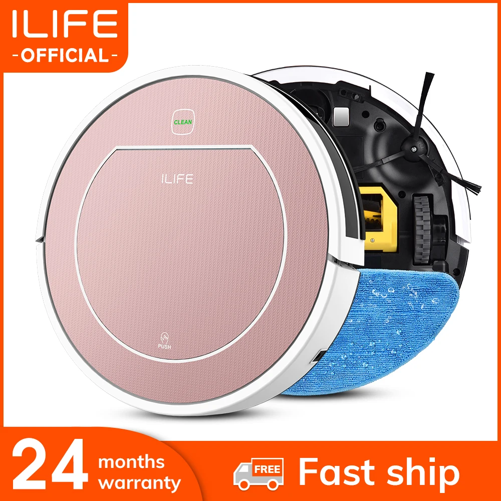 Hot Sale Original 2 in 1 ILIFE V7S Smart Robot Vacuum Cleaner Cleaning Appliances 500ML Large Water Tank Wet Clean Self-Charge
Hot Sale Original 2 in 1 ILIFE V7S Smart Robot Vacuum Cleaner Cleaning Appliances 500ML Large Water Tank Wet Clean Self-Charge