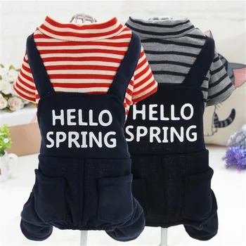 Pet Dog Clothes Strips Jumpsuit Coat Sportswear Letter Print Warm Dog Overalls For Small Dogs Puppy Cat Pets Dogs Clothing XS-XL
Pet Dog Clothes Strips Jumpsuit Coat Sportswear Letter Print Warm Dog Overalls For Small Dogs Puppy Cat Pets Dogs Clothing XS-XL