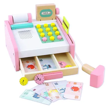 Wooden Children Simulation Cash Register Desk Shopping Pretend Play Toy Educational Toys For Children Gift Educational Toys
Wooden Children Simulation Cash Register Desk Shopping Pretend Play Toy Educational Toys For Children Gift Educational Toys