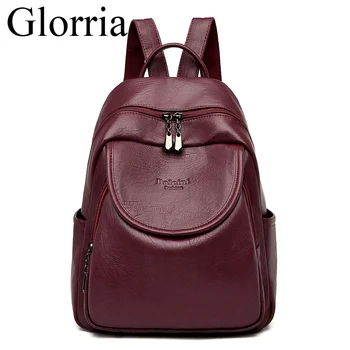 Fashion Women Backpack Women Travel Backpack Zipper Leather Backpack High Quality School Bags For Women 2020 Mochila Feminina 
Fashion Women Backpack Women Travel Backpack Zipper Leather Backpack High Quality School Bags For Women 2020 Mochila Feminina