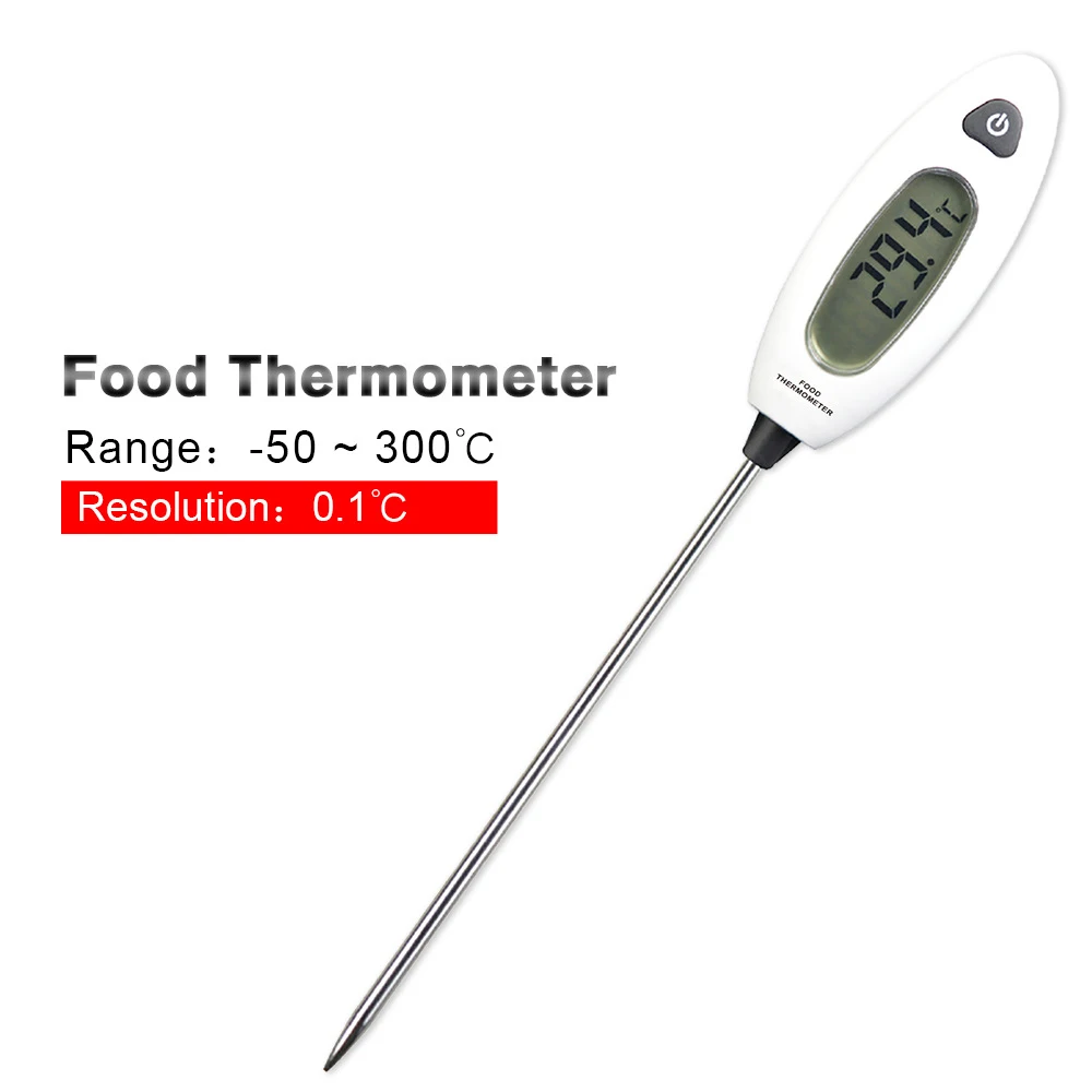 

High Quality Digital Meat Thermometer Home Cooking Food Oven Barbecue Kitchen Thermometers Range -50°C ~ 300°C With Probe