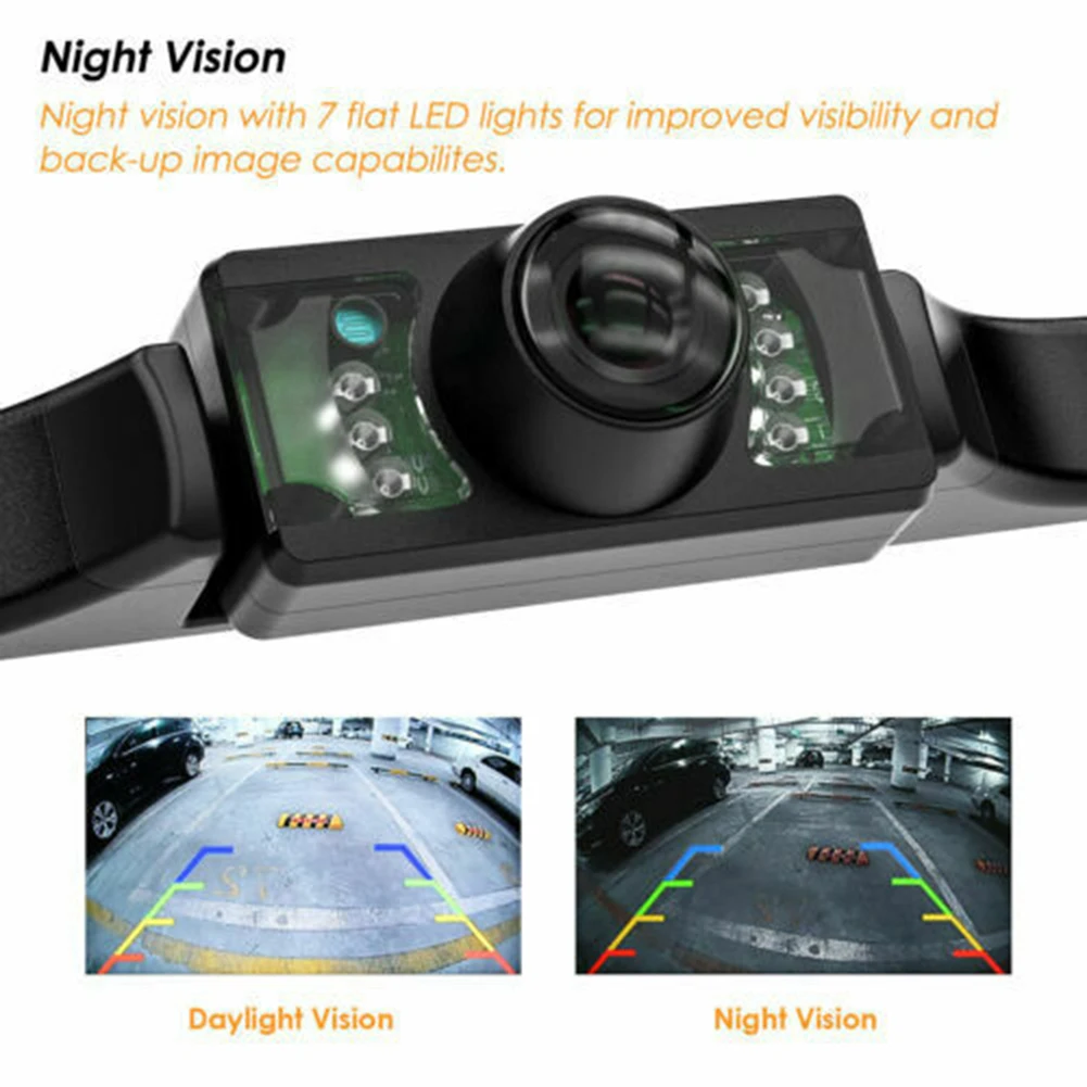 Universal DC 12V License Plate Rear View Camera Reversing IP69 Reversing Camera Waterproof Car Replacement Accessories
Universal DC 12V License Plate Rear View Camera Reversing IP69 Reversing Camera Waterproof Car Replacement Accessories
