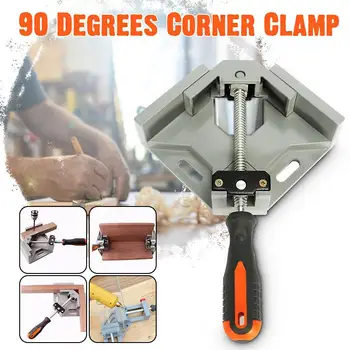 Aluminum Single Handle 90 Degree Right Angle Clamp Angle Clamp Woodworking Frame Clip Right Angle Folder Tool
Aluminum Single Handle 90 Degree Right Angle Clamp Angle Clamp Woodworking Frame Clip Right Angle Folder Tool