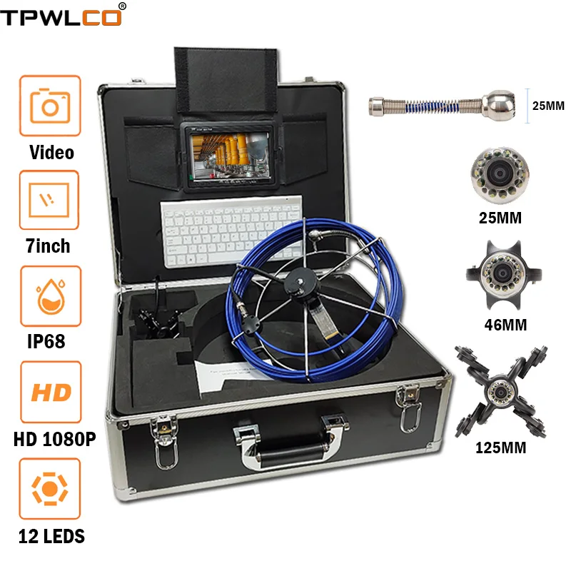 Подводная система видеонаблюдения DVR, 20 м, с 7-дюймовым монитором диаметром 25 мм, промышленная камера со счетчиком
Подводная система видеонаблюдения DVR, 20 м, с 7-дюймовым монитором диаметром 25 мм, промышленная камера со счетчиком