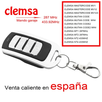The best Clemsa remote control garage door rolling code duplicator For MASTERCODE MV1MUTAN CODE MT1&MT2 NT2&NT4 433MHZ
The best Clemsa remote control garage door rolling code duplicator For MASTERCODE MV1MUTAN CODE MT1&MT2 NT2&NT4 433MHZ
