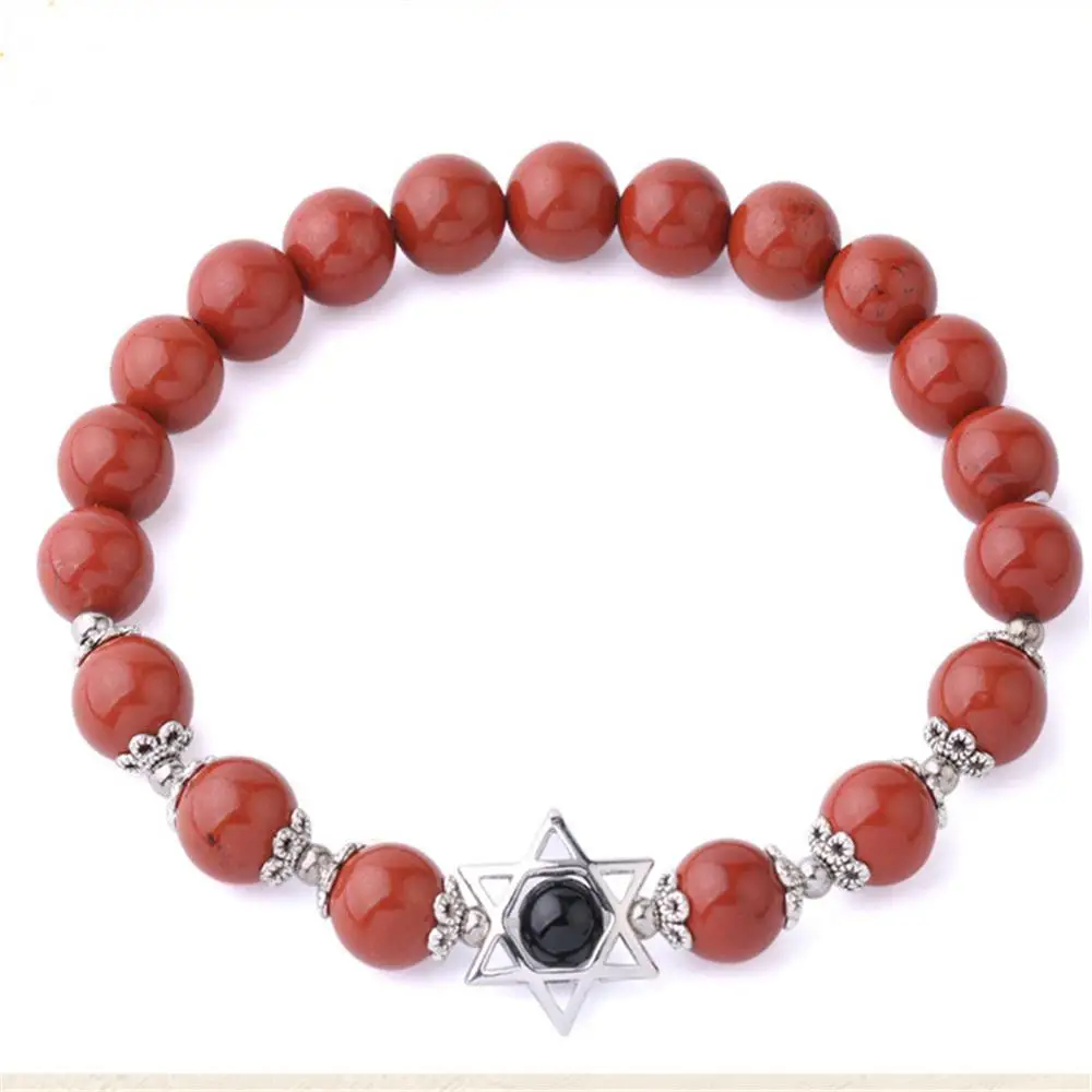 Wholesale 6pcs/Lot 8mm Stone Beads Star of David Female Jewelry Natural Stone Cloud Crystal Amethystss Rosewood Beads Bracelet
Wholesale 6pcs/Lot 8mm Stone Beads Star of David Female Jewelry Natural Stone Cloud Crystal Amethystss Rosewood Beads Bracelet