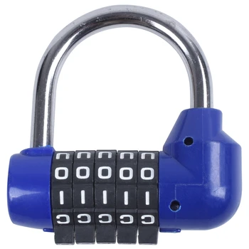 5 Letter Code Combination Suitcase password lock Blue 
5 Letter Code Combination Suitcase password lock Blue