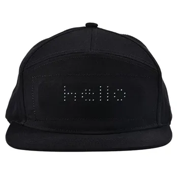 Fashion LED Smart Cap Mobile Phone APP Controlled Display Screen Hat For Party Club
Fashion LED Smart Cap Mobile Phone APP Controlled Display Screen Hat For Party Club
