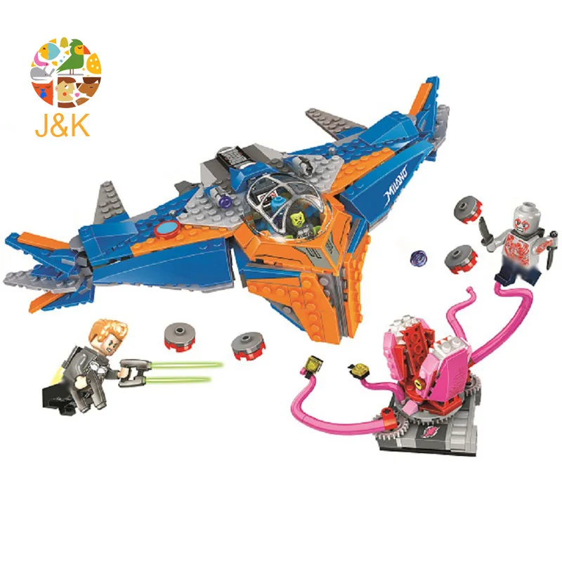 76081 481pcs Super Heroes series The Milano vs. The Abilisk Aircraft Model Building Blocks Toys For Children Bela 10748
76081 481pcs Super Heroes series The Milano vs. The Abilisk Aircraft Model Building Blocks Toys For Children Bela 10748