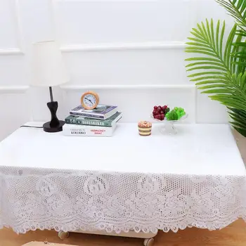 White Lace Table Runner Rose Design Tablecloth Rectangular Table Cloth Decoration Table Cover Wedding Party Layout Supplies
White Lace Table Runner Rose Design Tablecloth Rectangular Table Cloth Decoration Table Cover Wedding Party Layout Supplies