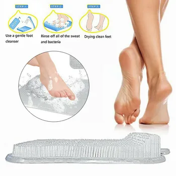 Shower Feet Cleaner Massager Mat Foot Scrubber Brush with Non-Slip Suction Cups Foot Dead Skin Remover Shower Floor Foot Tool
Shower Feet Cleaner Massager Mat Foot Scrubber Brush with Non-Slip Suction Cups Foot Dead Skin Remover Shower Floor Foot Tool