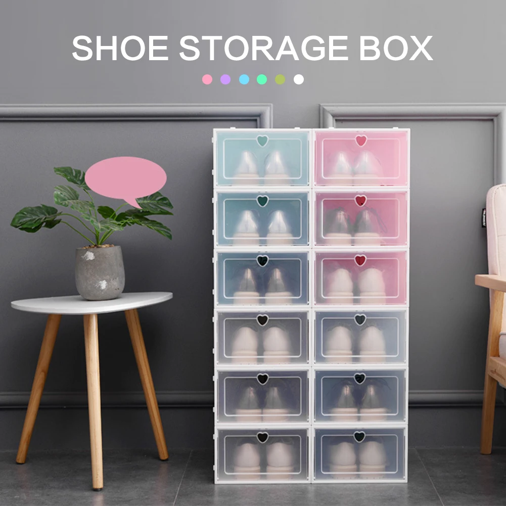 1PC Transparent Strong Plastic Shoe Box Stackable Container Home Office can be superimposed Shoes Storage Boxes Cover Drawer
1PC Transparent Strong Plastic Shoe Box Stackable Container Home Office can be superimposed Shoes Storage Boxes Cover Drawer