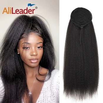 AliLeader Long Afro Puff Ponytail Hair Kinky Natural Hair Synthetic Kinky Straight Drawstring Ponytails With Clip Elastic Band
AliLeader Long Afro Puff Ponytail Hair Kinky Natural Hair Synthetic Kinky Straight Drawstring Ponytails With Clip Elastic Band