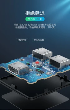 HDMI Switcher Two 2 in 1 Out Splitter 1 Point 2 Out HD 4K Two in One Out Computer Monitor Splitter
HDMI Switcher Two 2 in 1 Out Splitter 1 Point 2 Out HD 4K Two in One Out Computer Monitor Splitter