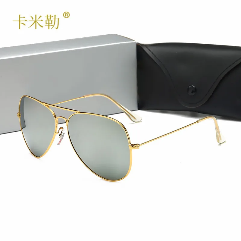 2019 New Style Men And Women Classic Metal Glass Sun Glasses High-definition Reflective Color Film UV-Protection Sunglasses 3026
2019 New Style Men And Women Classic Metal Glass Sun Glasses High-definition Reflective Color Film UV-Protection Sunglasses 3026