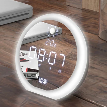 Soaiy Night light Bluetooth Speaker With Alarm Clock Function ,Portable Wireless Loudspeaker Sound System For Bedside & Office
Soaiy Night light Bluetooth Speaker With Alarm Clock Function ,Portable Wireless Loudspeaker Sound System For Bedside & Office