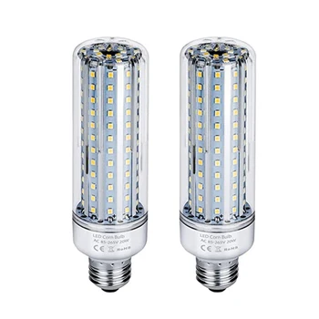 20W E27 LED Corn Light Bulbs(2 Pack) 2835 SMD Light Lamp Ultra Bright Warm White LED Bulb 200 Watt Equivalent for Large Area
20W E27 LED Corn Light Bulbs(2 Pack) 2835 SMD Light Lamp Ultra Bright Warm White LED Bulb 200 Watt Equivalent for Large Area