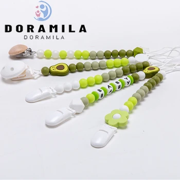 Pacifier Chain Newborn Baby Pacifier Clip Holder Silicone Nibbler 1PC Patent Avocado Rainbow Baby Teethers For Teeth
Pacifier Chain Newborn Baby Pacifier Clip Holder Silicone Nibbler 1PC Patent Avocado Rainbow Baby Teethers For Teeth
