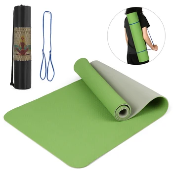 72x24in Non-slip Yoga Mat Tpe EcoFriendly Fitness Pad Pilates Gymnastics Mat Gym Rubber Gift Carrying Strap Bag Yoga Accessories
72x24in Non-slip Yoga Mat Tpe EcoFriendly Fitness Pad Pilates Gymnastics Mat Gym Rubber Gift Carrying Strap Bag Yoga Accessories